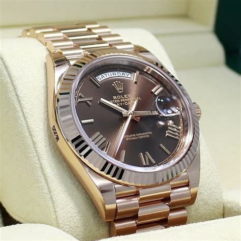 rolex chocolate lady|rolex day date 40 228235.